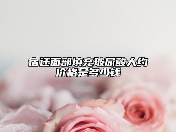 宿遷面部填充玻尿酸大約價格是多少錢