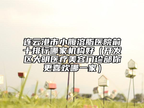 連云港市小腹溶脂醫(yī)院前十排行哪家機(jī)構(gòu)好（開發(fā)區(qū)大明醫(yī)療美容門診部你更喜歡哪一家）