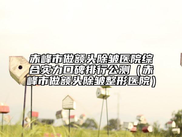 赤峰市做額頭除皺醫(yī)院綜合實(shí)力口碑排行公測(cè)（赤峰市做額頭除皺整形醫(yī)院）