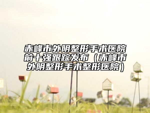 赤峰市外陰整形手術(shù)醫(yī)院前十強(qiáng)跟蹤發(fā)布（赤峰市外陰整形手術(shù)整形醫(yī)院）