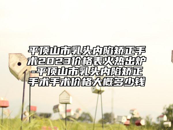 平頂山市乳頭內(nèi)陷矯正手術(shù)2023價格表火熱出爐-平頂山市乳頭內(nèi)陷矯正手術(shù)手術(shù)價格大概多少錢