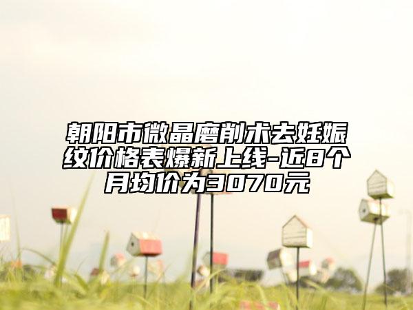 朝陽市微晶磨削術(shù)去妊娠紋價格表爆新上線-近8個月均價為3070元