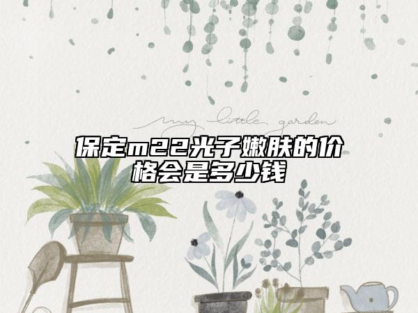 保定m22光子嫩膚的價(jià)格會(huì)是多少錢(qián)