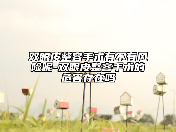 雙眼皮整容手術(shù)有不有風(fēng)險(xiǎn)呢-雙眼皮整容手術(shù)的危害存在嗎