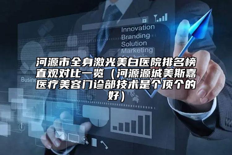 河源市全身激光美白醫(yī)院排名榜直觀對比一覽（河源源城美斯嘉醫(yī)療美容門診部技術是個頂個的好）