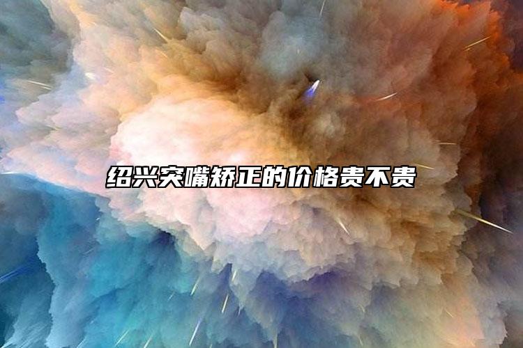 紹興突嘴矯正的價(jià)格貴不貴