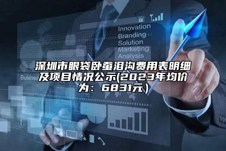 深圳市眼袋臥蠶淚溝費(fèi)用表明細(xì)及項(xiàng)目情況公示(2023年均價(jià)為：6831元）