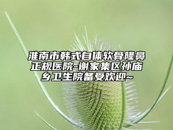 淮南市韓式自體軟骨隆鼻正規(guī)醫(yī)院-謝家集區(qū)孫廟鄉(xiāng)衛(wèi)生院備受歡迎~