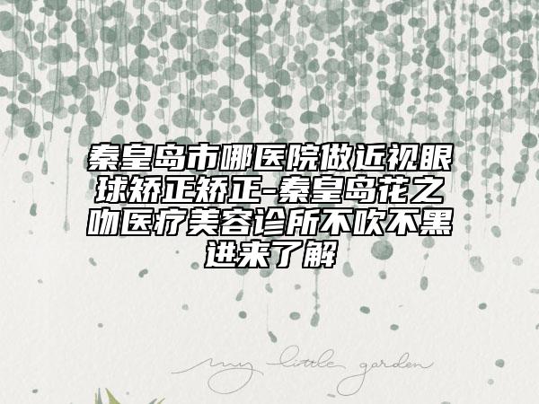秦皇島市哪醫(yī)院做近視眼球矯正矯正-秦皇島花之吻醫(yī)療美容診所不吹不黑進(jìn)來(lái)了解
