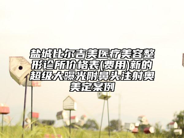 鹽城比爾吉美醫(yī)療美容整形診所價(jià)格表(費(fèi)用)新的超級(jí)大曝光附鼻頭注射奧美定案例