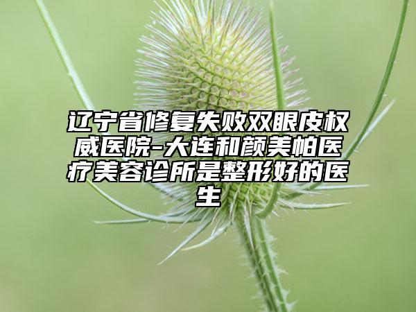 遼寧省修復(fù)失敗雙眼皮權(quán)威醫(yī)院-大連和顏美帕醫(yī)療美容診所是整形好的醫(yī)生