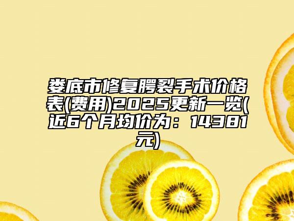 婁底市修復(fù)腭裂手術(shù)價(jià)格表(費(fèi)用)2025更新一覽(近6個(gè)月均價(jià)為：14381元)