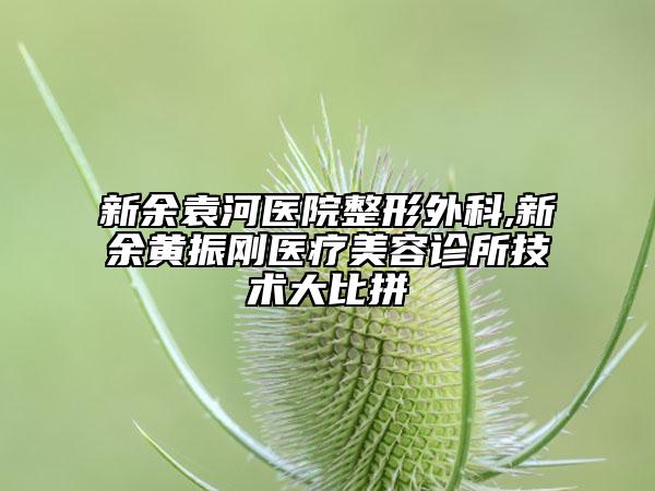 新余袁河醫(yī)院整形外科,新余黃振剛醫(yī)療美容診所技術(shù)大比拼