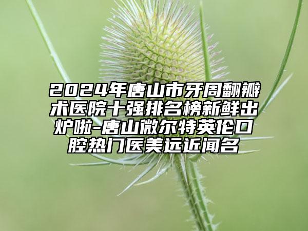 2024年唐山市牙周翻瓣術(shù)醫(yī)院十強(qiáng)排名榜新鮮出爐啦-唐山微爾特英倫口腔熱門醫(yī)美遠(yuǎn)近聞名