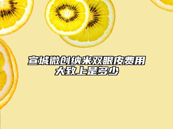 宣城微創(chuàng)納米雙眼皮費用大致上是多少