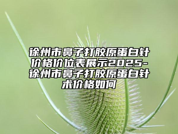 徐州市鼻子打膠原蛋白針價格價位表展示2025-徐州市鼻子打膠原蛋白針術(shù)價格如何