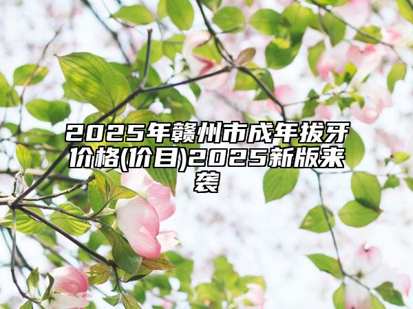 2025年贛州市成年拔牙價(jià)格(價(jià)目)2025新版來(lái)襲