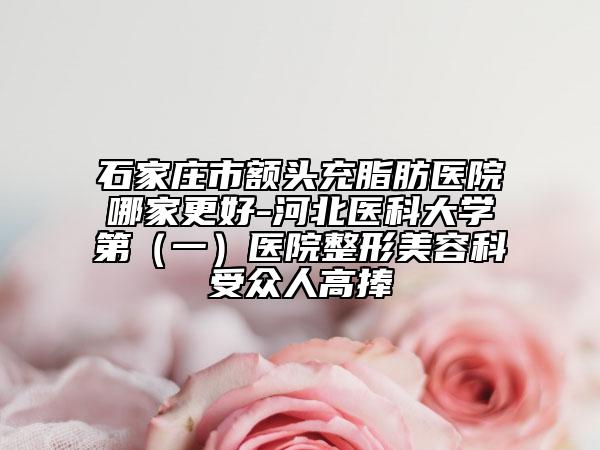 石家莊市額頭充脂肪醫(yī)院哪家更好-河北醫(yī)科大學第（一）醫(yī)院整形美容科受眾人高捧