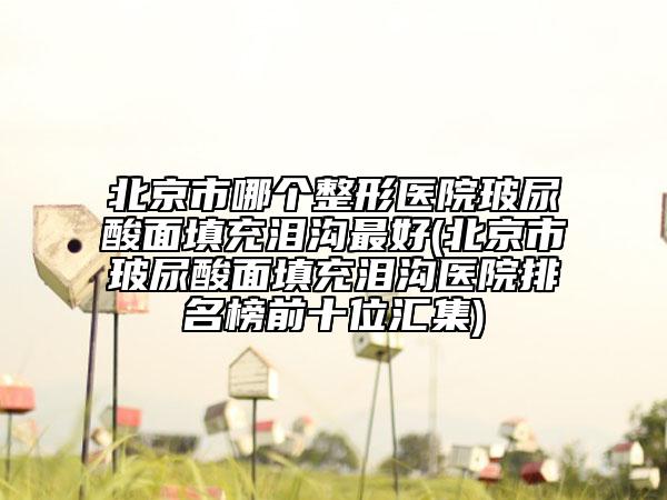 北京市哪個(gè)整形醫(yī)院玻尿酸面填充淚溝最好(北京市玻尿酸面填充淚溝醫(yī)院排名榜前十位匯集)