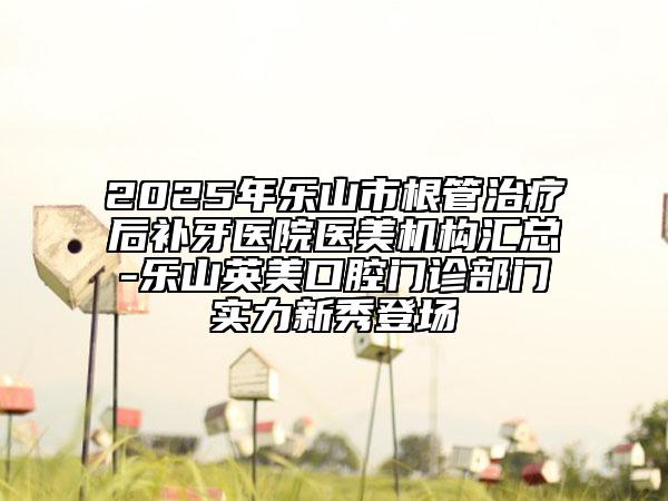 2025年樂山市根管治療后補(bǔ)牙醫(yī)院醫(yī)美機(jī)構(gòu)匯總-樂山英美口腔門診部門實(shí)力新秀登場