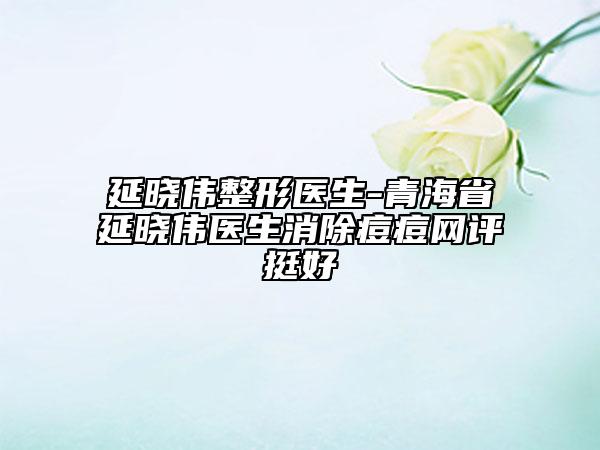 延曉偉整形醫(yī)生-青海省延曉偉醫(yī)生消除痘痘網(wǎng)評挺好