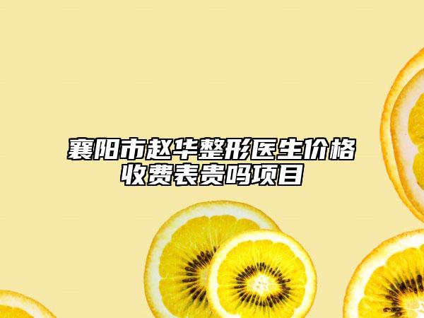 襄陽市趙華整形醫(yī)生價(jià)格收費(fèi)表貴嗎項(xiàng)目