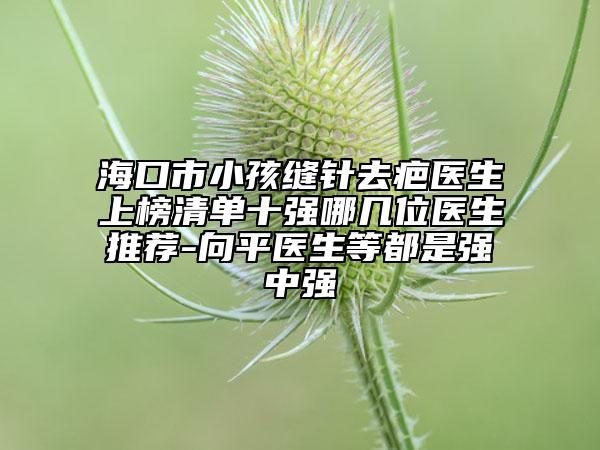 ?？谑行『⒖p針去疤醫(yī)生上榜清單十強(qiáng)哪幾位醫(yī)生推薦-向平醫(yī)生等都是強(qiáng)中強(qiáng)