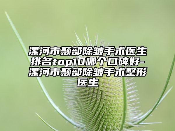 漯河市顳部除皺手術醫(yī)生排名top10哪個口碑好-漯河市顳部除皺手術整形醫(yī)生