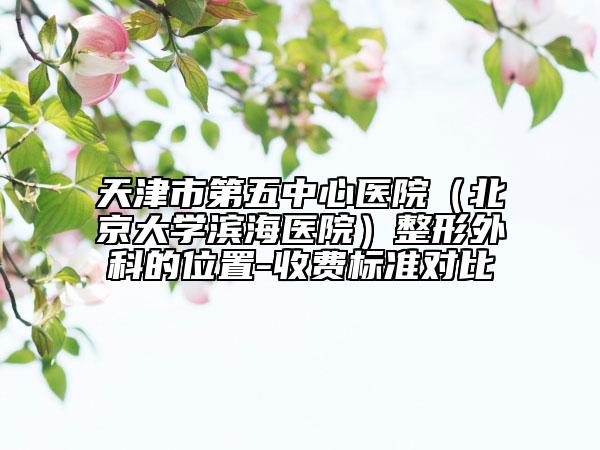 天津市第五中心醫(yī)院（北京大學濱海醫(yī)院）整形外科的位置-收費標準對比