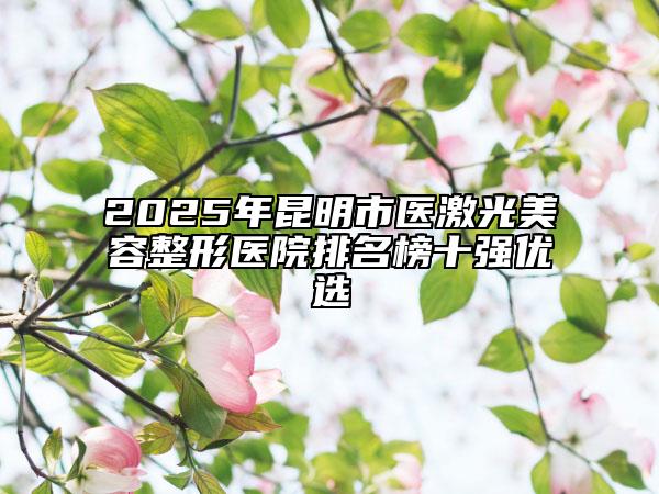 2025年昆明市醫(yī)激光美容整形醫(yī)院排名榜十強(qiáng)優(yōu)選