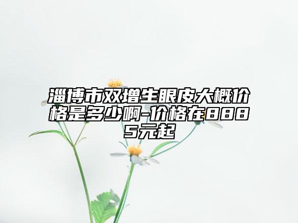 淄博市雙增生眼皮大概價(jià)格是多少啊-價(jià)格在8885元起
