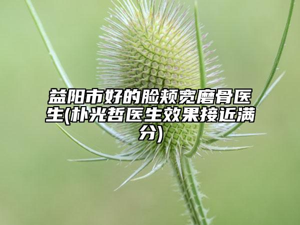 益陽市好的臉頰寬磨骨醫(yī)生(樸光哲醫(yī)生效果接近滿分)