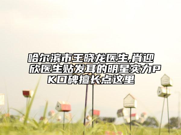 哈爾濱市王曉龍醫(yī)生,肖迎欣醫(yī)生貼發(fā)耳的明星實(shí)力PK口碑擅長點(diǎn)這里